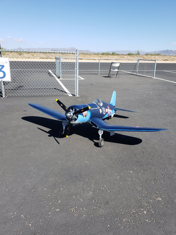 solo til Oprør F4U Corsair, 93" Scale RC Airplane, Composite Construction - Top RC Model  North America- RC Scale Warbirds, Jets